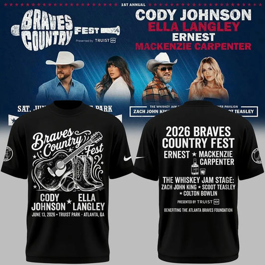Limited Edition Atlanta Braves 2026 Country Fest Shirt