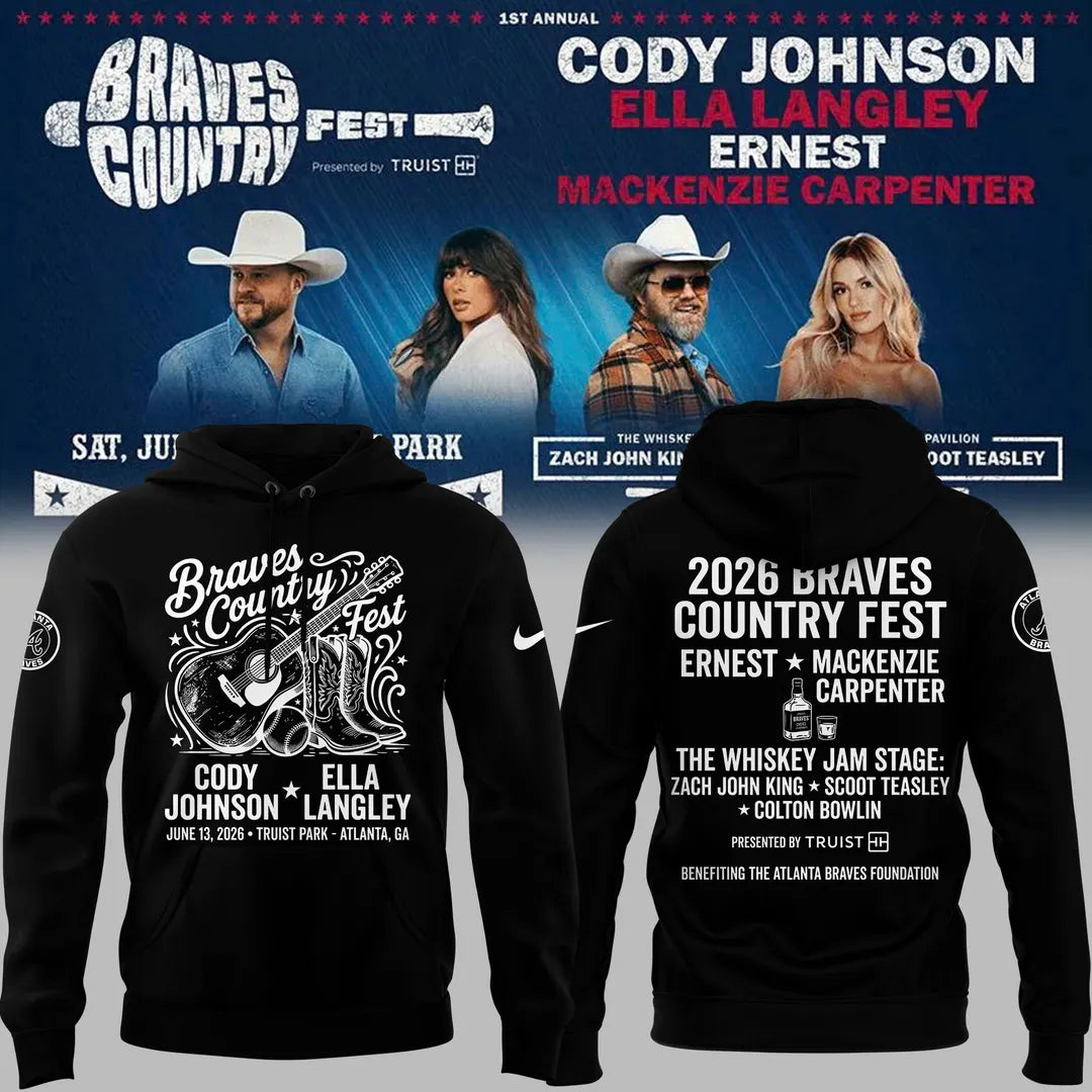 Limited Edition Atlanta Braves 2026 Country Fest Hoodie