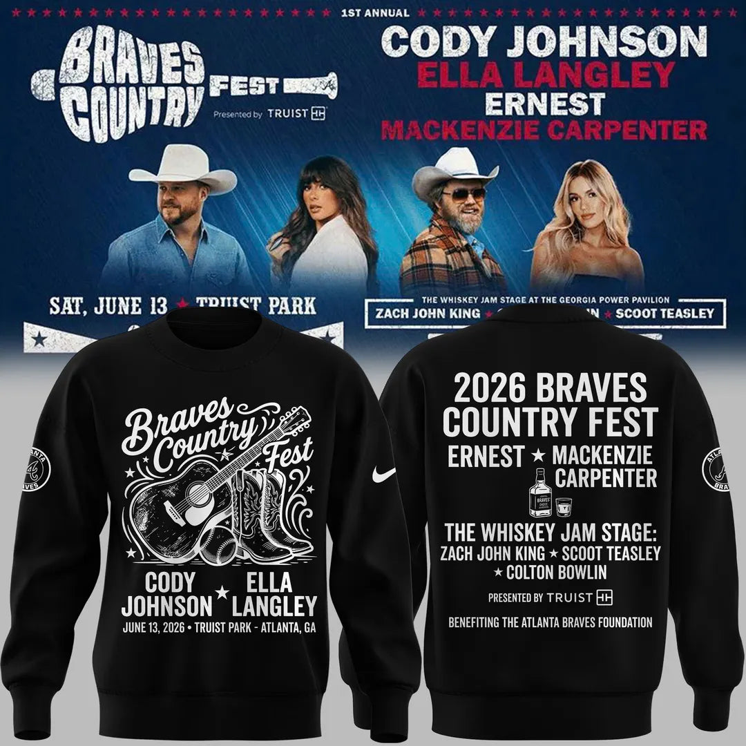 Limited Edition Atlanta Braves 2026 Country Fest Sweatshirt