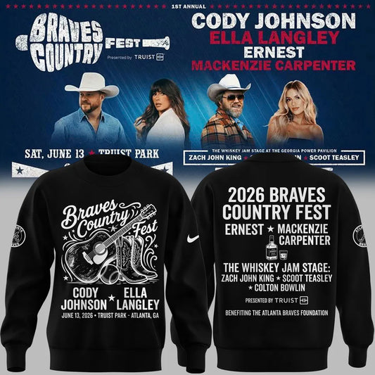 Limited Edition Atlanta Braves 2026 Country Fest Sweatshirt