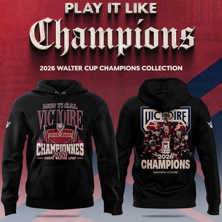 Adult & Kids Montreal Victoire Royalty Champions Locker Room 2026 Hoodie