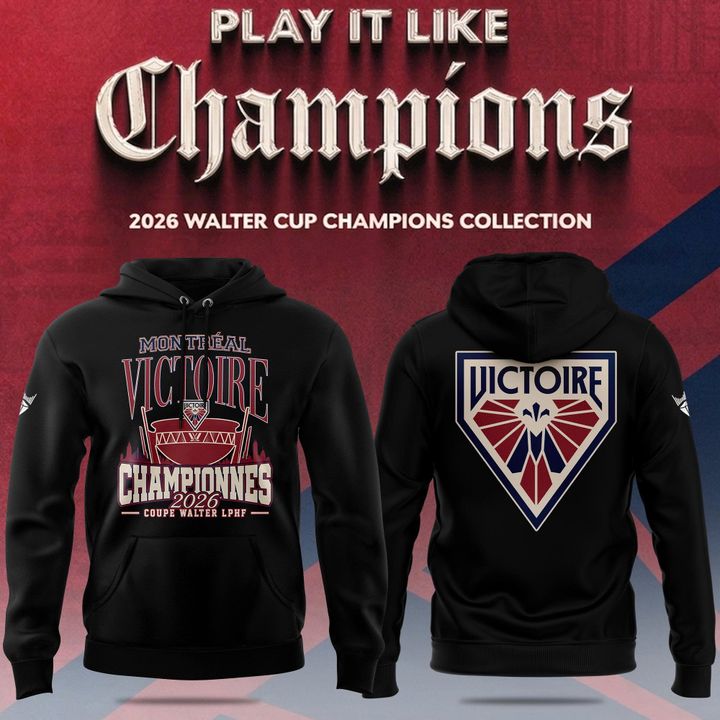 Unisex Montreal Victoire Royalty Champions Locker Room 2026 Hoodie