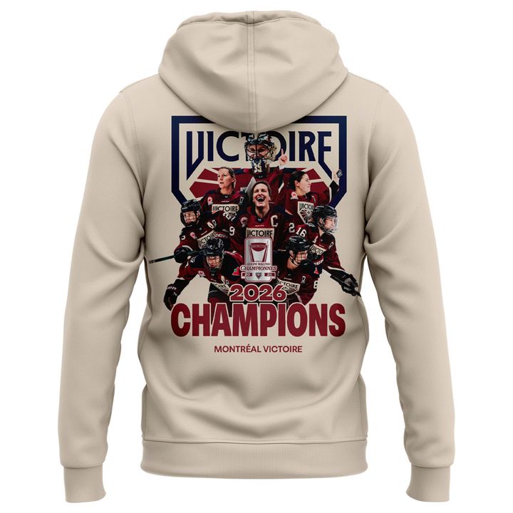 Adult & Kids Montreal Victoire Stadium Essentials Champions Big Cup 2026 Urban Hoodie