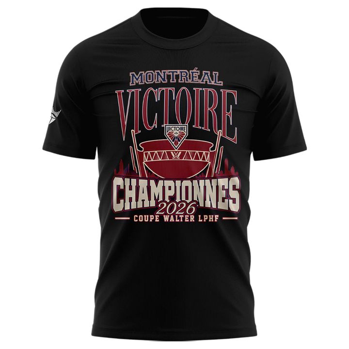 Adult & Kids Montreal Victoire Royalty Champions Locker Room 2026 T-Shirt