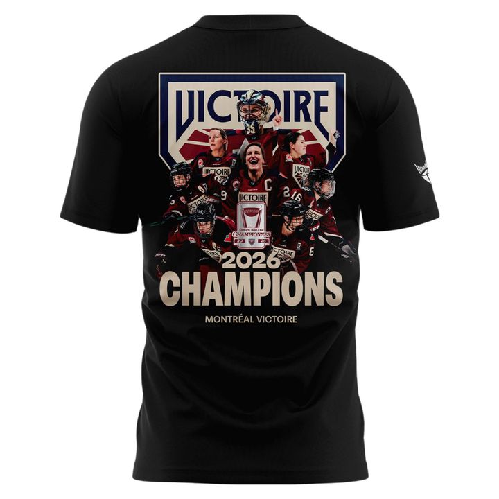 Adult & Kids Montreal Victoire Royalty Champions Locker Room 2026 T-Shirt