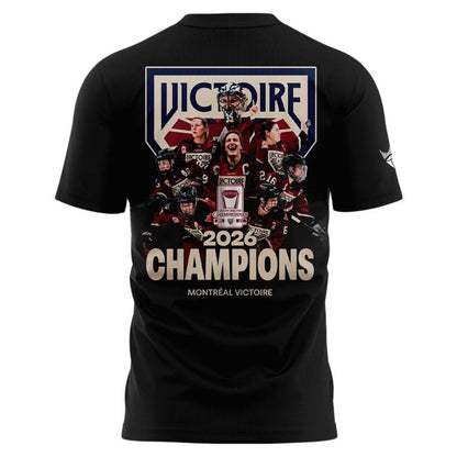 Adult & Kids Montreal Victoire Royalty Champions Locker Room 2026 T-Shirt