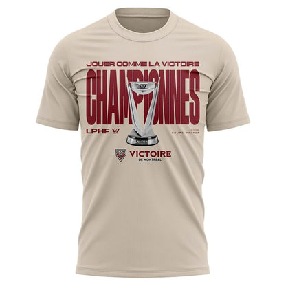 Adult & Kids Montreal Victoire Stadium Essentials Champions Big Cup 2026 Urban T-Shirt