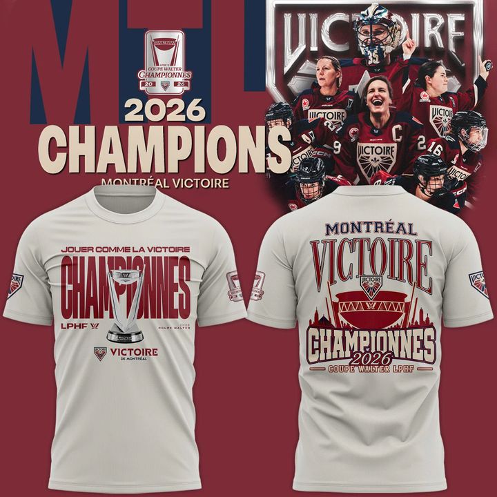 Adult Montreal Victoire Stadium Essentials Champions Big Cup 2026 Urban T-Shirt