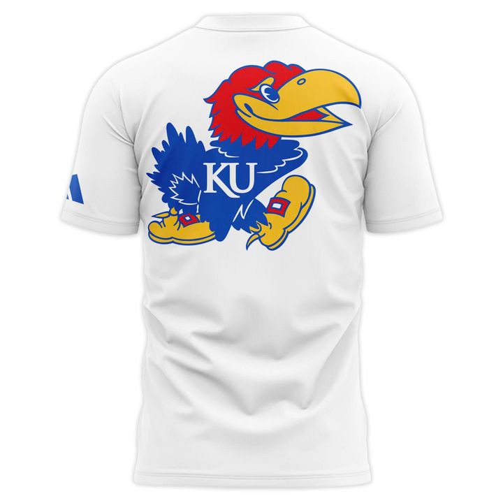 Kansas Jayhawks White 2026 Big 12 Baseball Tournament Champions Locker Room T-Shirt V2