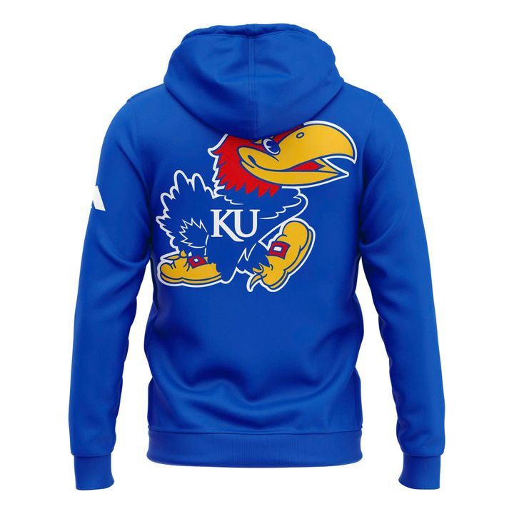 Kansas Jayhawks Blue 2026 Big 12 Baseball Tournament Champions Locker Room Hoodie V2