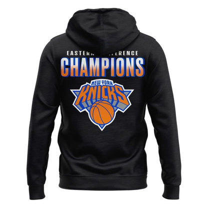 Men's New York Knicks  Charcoal 2026 Eastern Conference Champions Two-Sided Hoodie