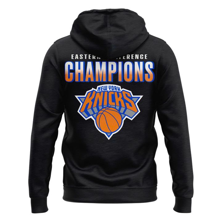 Men's New York Knicks  Charcoal 2026 Eastern Conference Champions Two-Sided Zip Hoodie