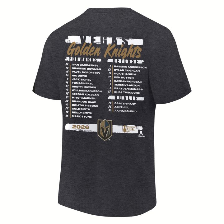 3.Vegas Golden Knights WESTERN CONFERENCE CHAMPIONS Tshirt 2026