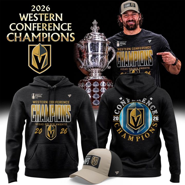 Unisex Vegas Golden Knights 2026  Western Conference Champions Hoodie