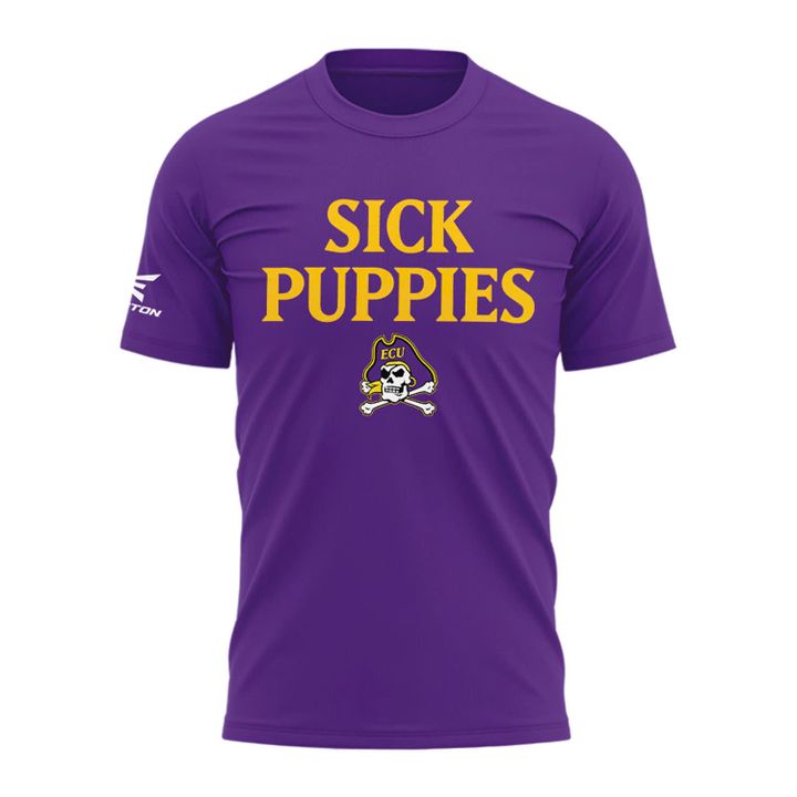 Special 2026 "Sick Puppies" ECU Baseball T-Shirt