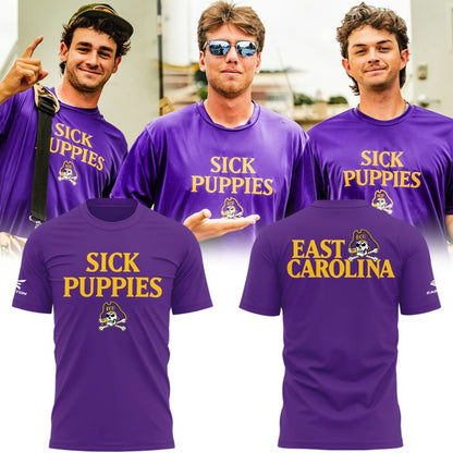Special 2026 "Sick Puppies" ECU Baseball T-Shirt