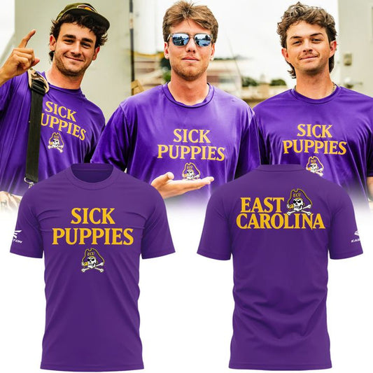 Special 2026 "Sick Puppies" ECU Baseball T-Shirt