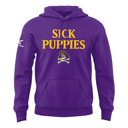 Special 2026 "Sick Puppies" ECU Baseball Hoodie