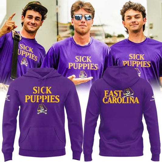Special 2026 "Sick Puppies" ECU Baseball Hoodie