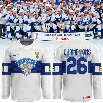 Leijonat 2026 IIHF Champions Hockey Jersey