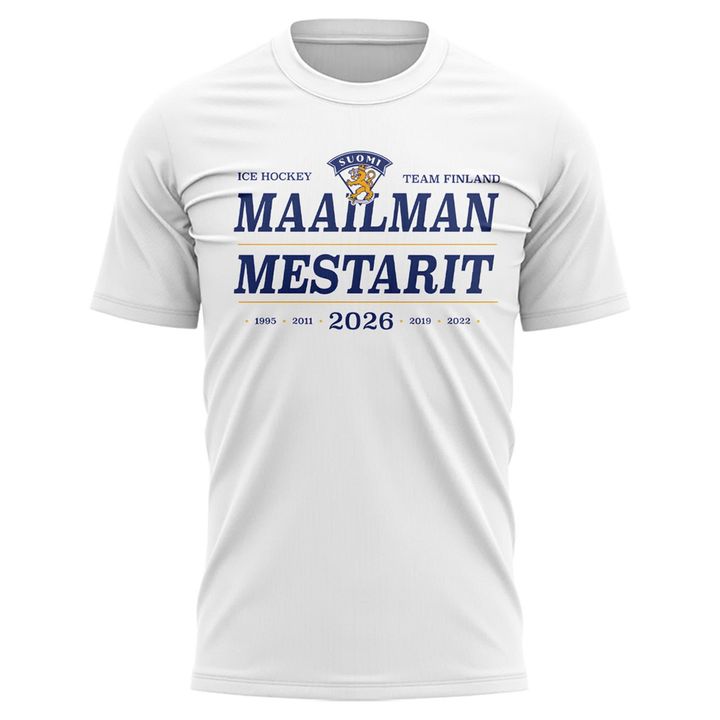 Leijonat Maailmanmestarit 2026 White T-Shirt