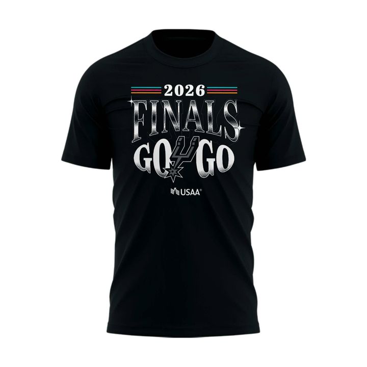 San Antonio Spurs Finals Black T-Shirt