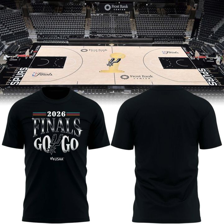 San Antonio Spurs Finals Black T-Shirt