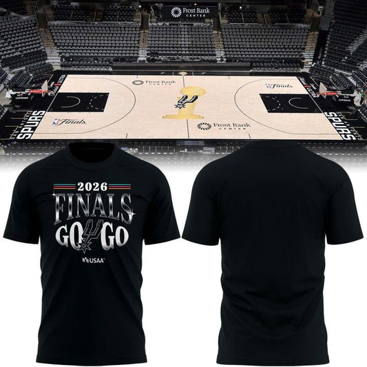 San Antonio Spurs Finals Black T-Shirt