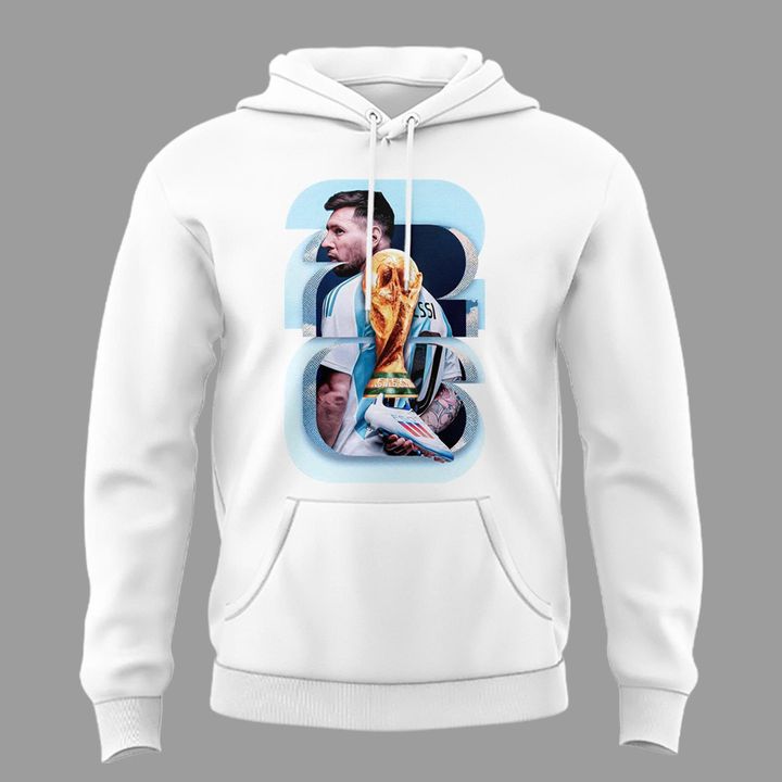 Lionel Messi Argentina World Cup 2026 Hoodie - Limited Edition