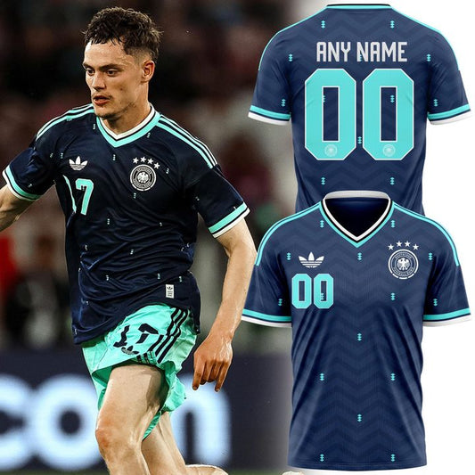 Germany 26 Away Jersey - Blue (Custom name/number)