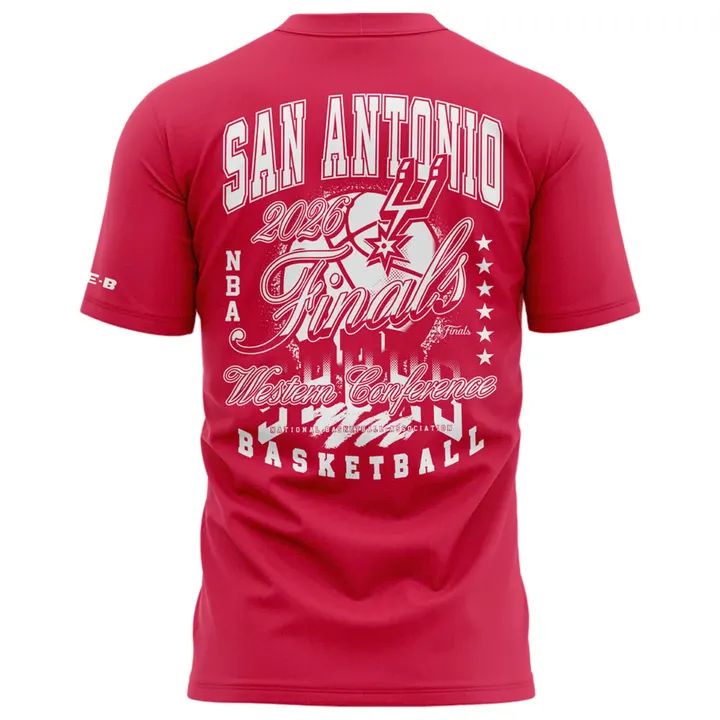 San Antonio Spurs 2026 Finals T-Shirt - Pink