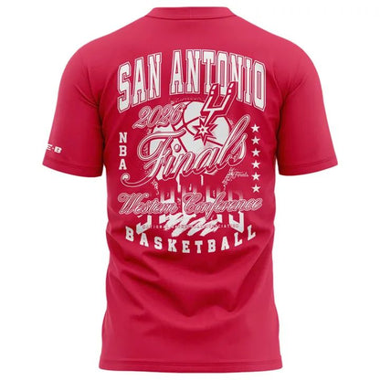 San Antonio Spurs 2026 Finals T-Shirt - Pink
