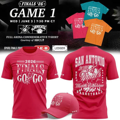 San Antonio Spurs 2026 Finals T-Shirt - Pink