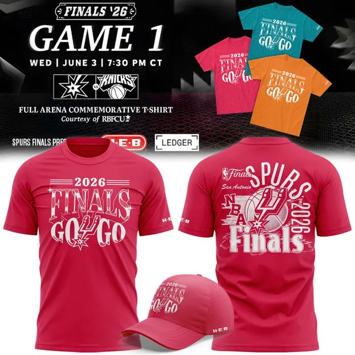 San Antonio Spurs 2026 Finals T-Shirt -Pink