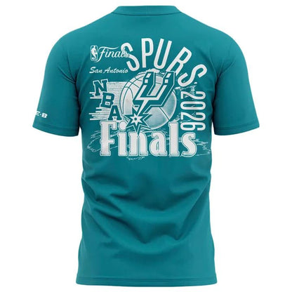 San Antonio Spurs 2026 Finals T-Shirt - Blue