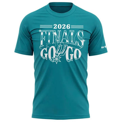 San Antonio Spurs 2026 Finals T-Shirt - Blue