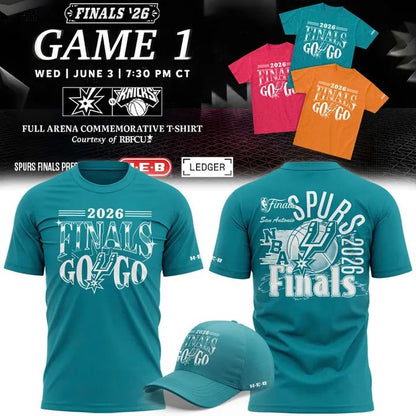 San Antonio Spurs 2026 Finals T-Shirt - Blue