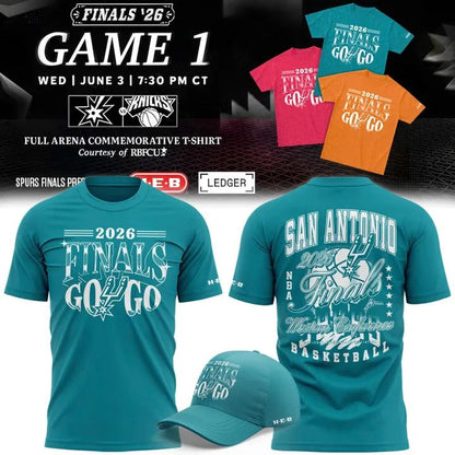 San Antonio Spurs 2026 Finals T-Shirt - Blue