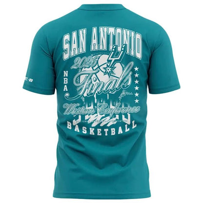 San Antonio Spurs 2026 Finals T-Shirt - Blue