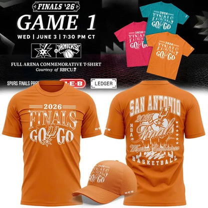 San Antonio Spurs 2026 Finals T-Shirt - Orange