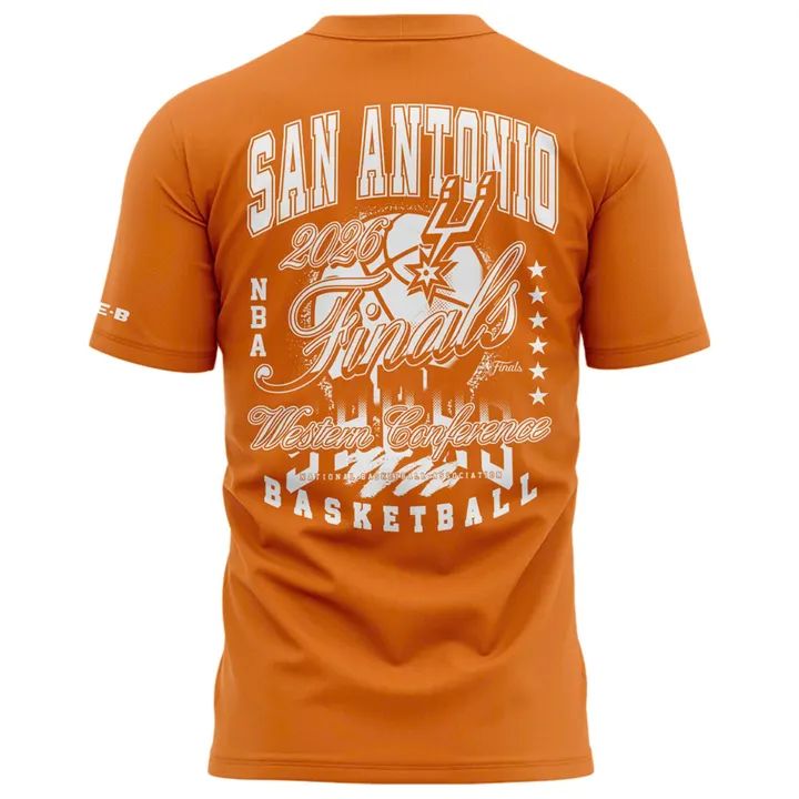 San Antonio Spurs 2026 Finals T-Shirt - Orange