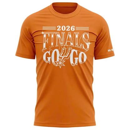 San Antonio Spurs 2026 Finals T-Shirt - Orange