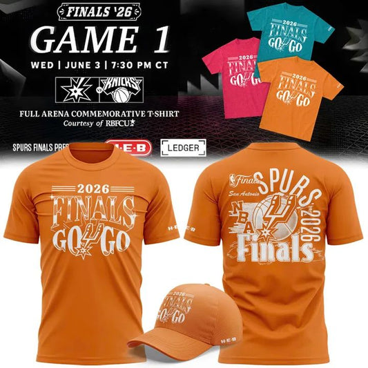 San Antonio Spurs 2026 Finals T-Shirt -Orange