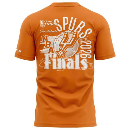 San Antonio Spurs 2026 Finals T-Shirt -Orange