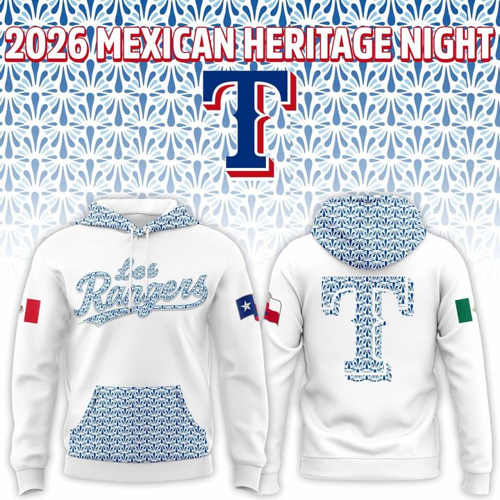 Texas Rangers 2026 Mexican Heritage Night Hoodie