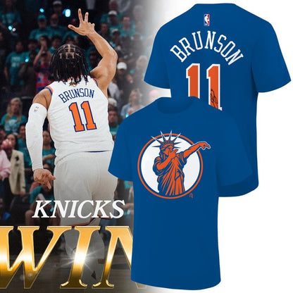 Statue Of Liberty The Finals New York Knicks shirt - Jalen Brunson Signature