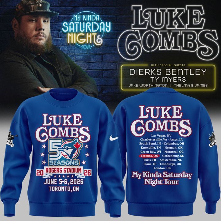 LC x Toronto Blue Jays 50th Anniversary - My Kinda Saturday Night Tour 2026 Sweatshirt