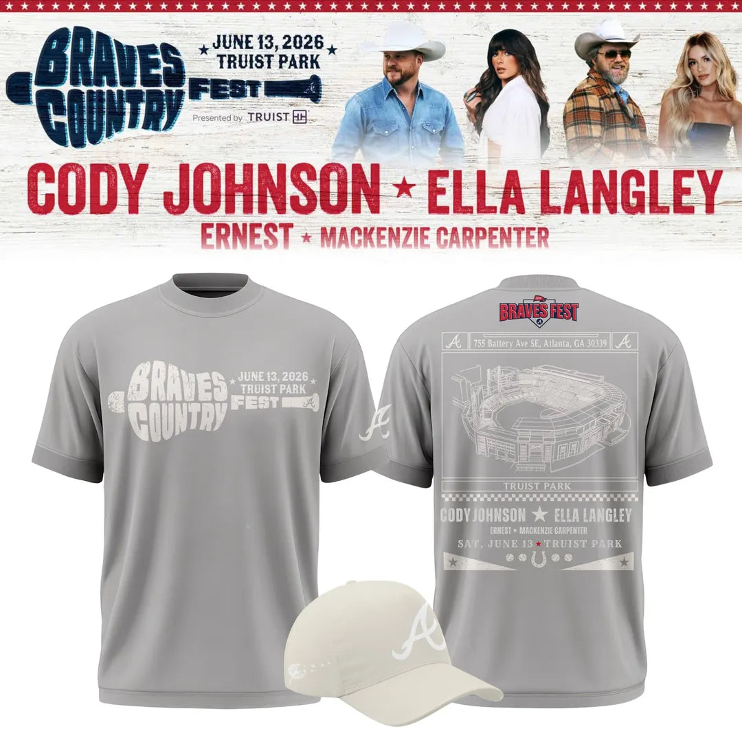 Limited Edition Atlanta Braves 2026 Country Fest T-Shirt