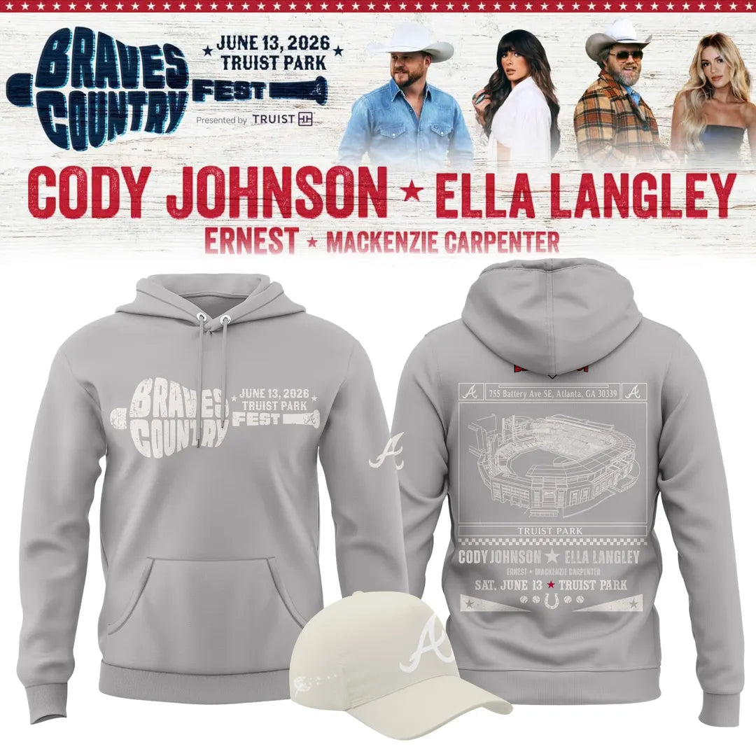 Limited Edition Atlanta Braves 2026 Country Fest Hoodie