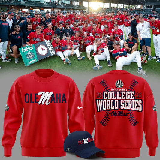 Limited Edition "Olemaha" Sweat Ole Miss Baseball CWS2026